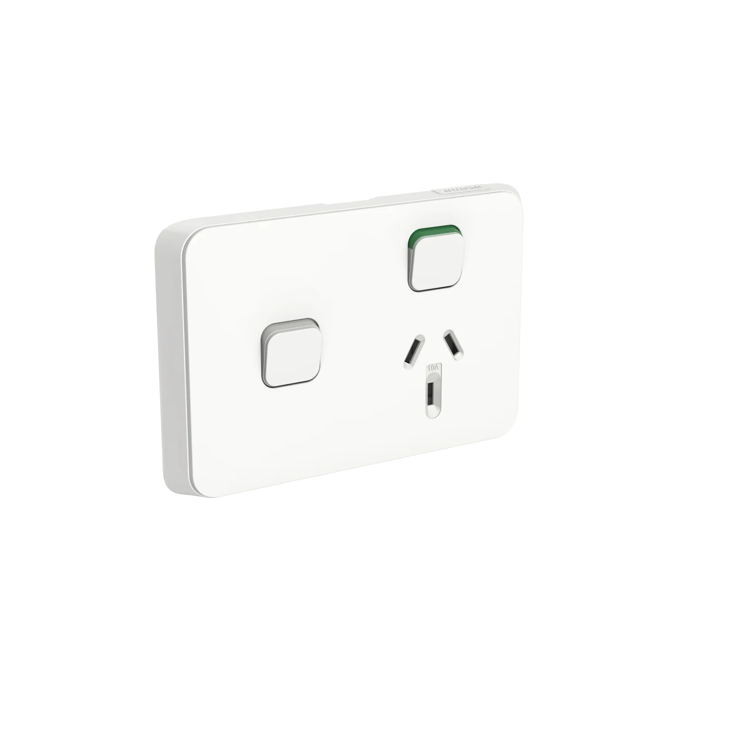 Clipsal Iconic Single Powerpoint With Extra Switch Cover Plate Only, Available in 5 Colours - Image 4