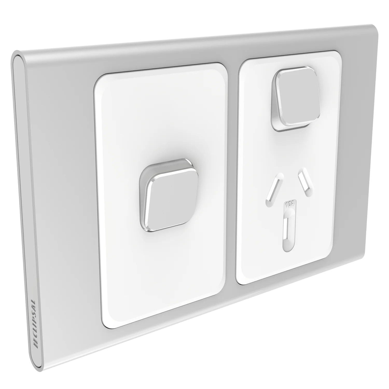 Clipsal Iconic Styl Single Powerpoint Cover Plate Only, Available in 3 Colours - Image 3