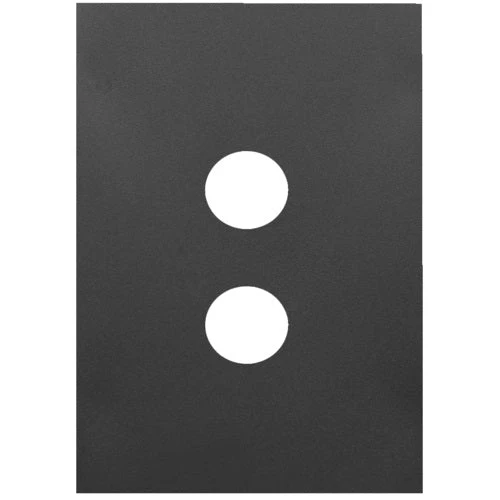 Hager Finesse 2 Gang Cover Plate Only, Available in 2 Colours - Image 3