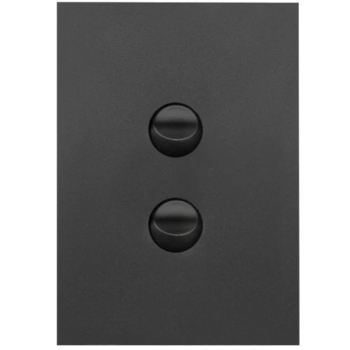 Hager Finesse 2 Gang Switch, Available in 3 Colours - Image 3