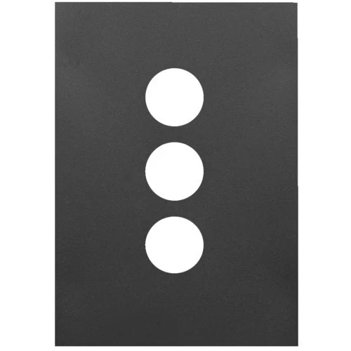 Hager Finesse 3 Gang Cover Plate Only, Available in 2 Colours - Image 3