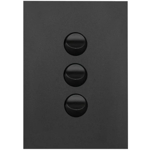 Hager Finesse 3 Gang Switch, Available in 3 Colours - Image 3