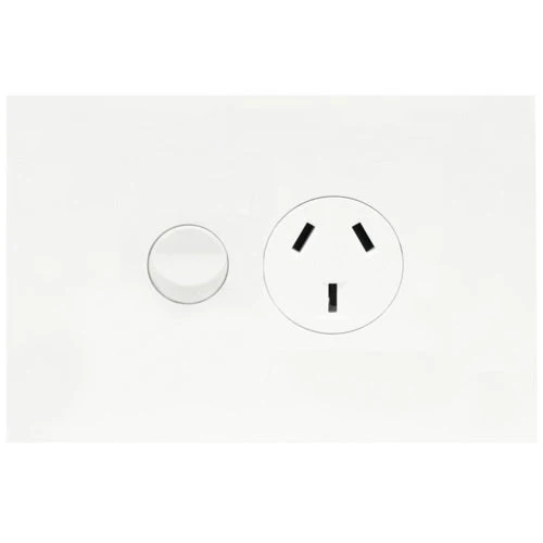 Hager Finesse Single Powerpoint 10a, Available in 3 Colours - Image 3