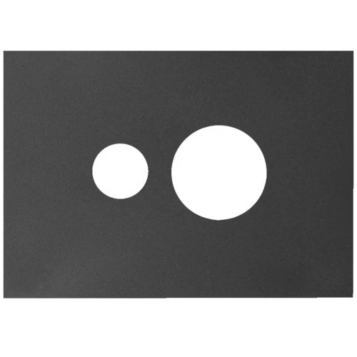 Hager Finesse Single Powerpoint Cover Plate Only, Available in 3 Colours - Image 3