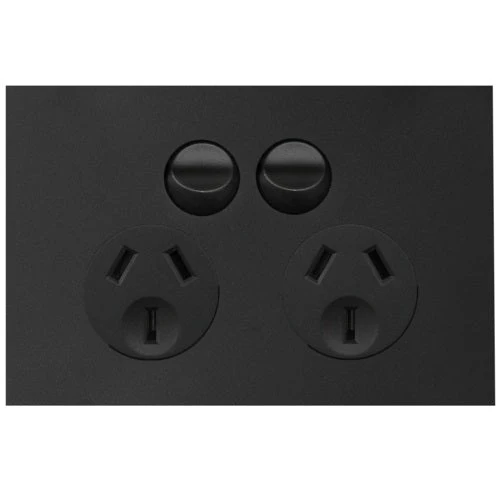 Hager Finesse Double Powerpoint 10a, Available in 3 Colours - Image 4