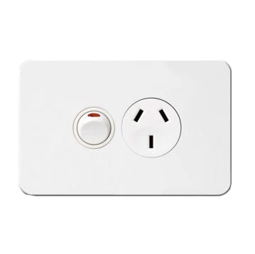 Hager Silhouette Single Powerpoint Outlet 15a, Available in 3 Colours - Image 3