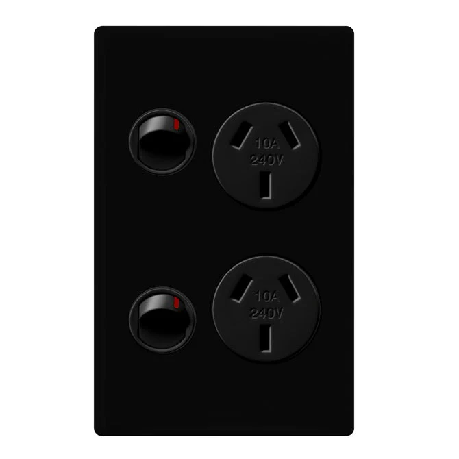 Legrand Excel Life Vertical Double Powerpoint 10a, Available in 5 Colours - Image 3